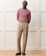 Silk-Cashmere Crewneck Sweater