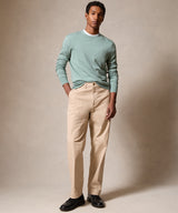 Silk-Cashmere Crewneck Sweater