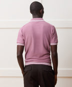 Tipped Waffle Sweater Polo