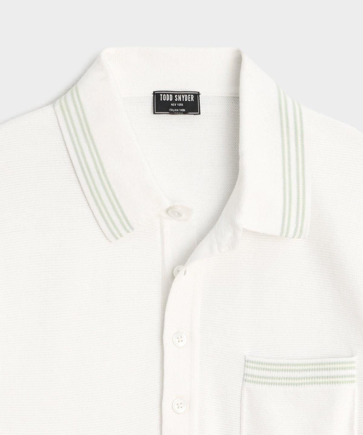 Tipped Waffle Sweater Polo