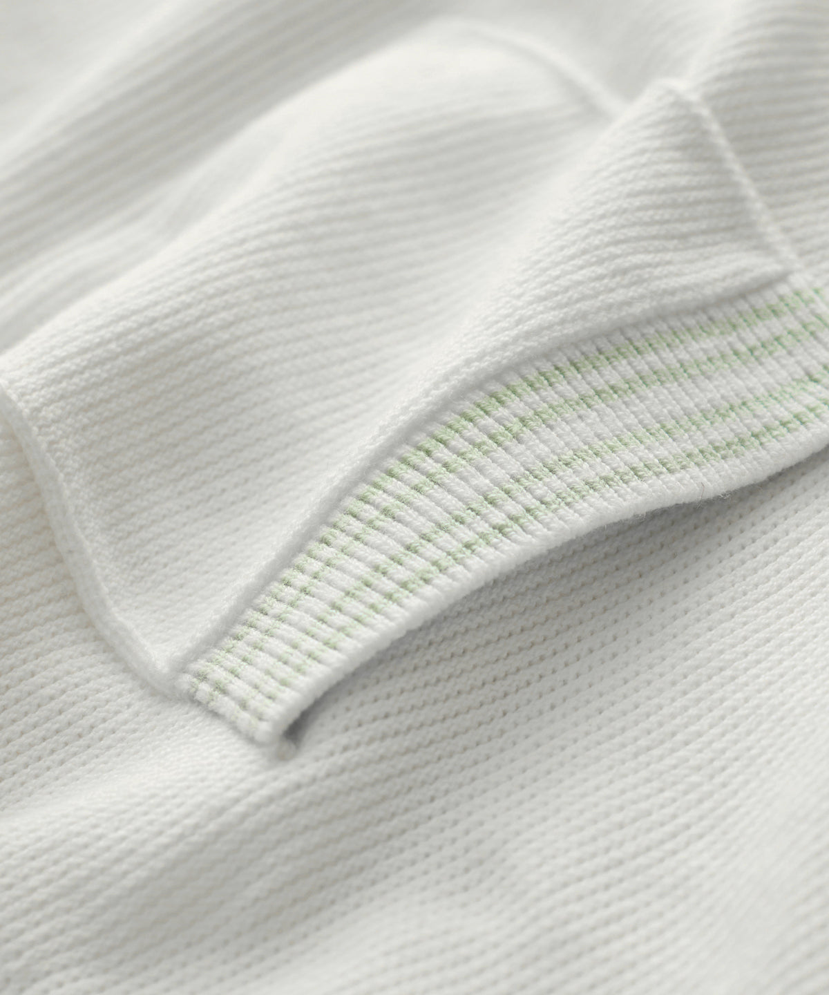 Tipped Waffle Sweater Polo