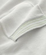 Tipped Waffle Sweater Polo