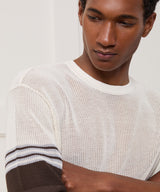 Silk-Cotton Mesh Tee