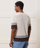 Silk-Cotton Mesh Tee