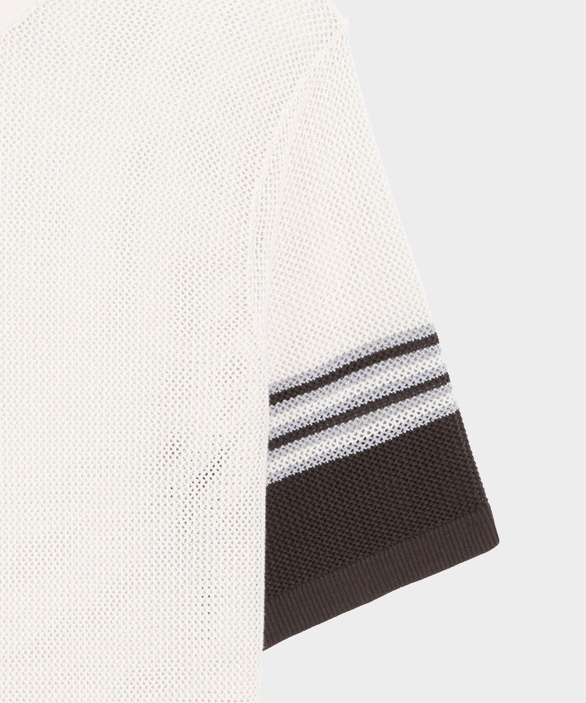 Silk-Cotton Mesh Tee