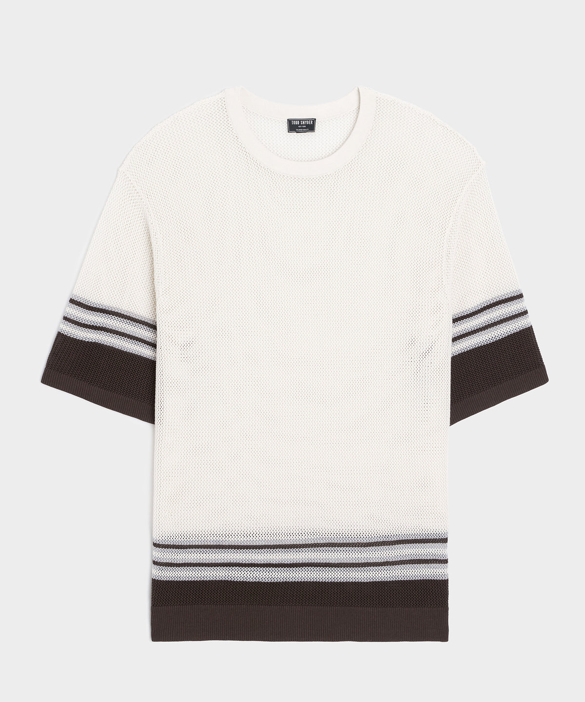 Silk-Cotton Mesh Tee