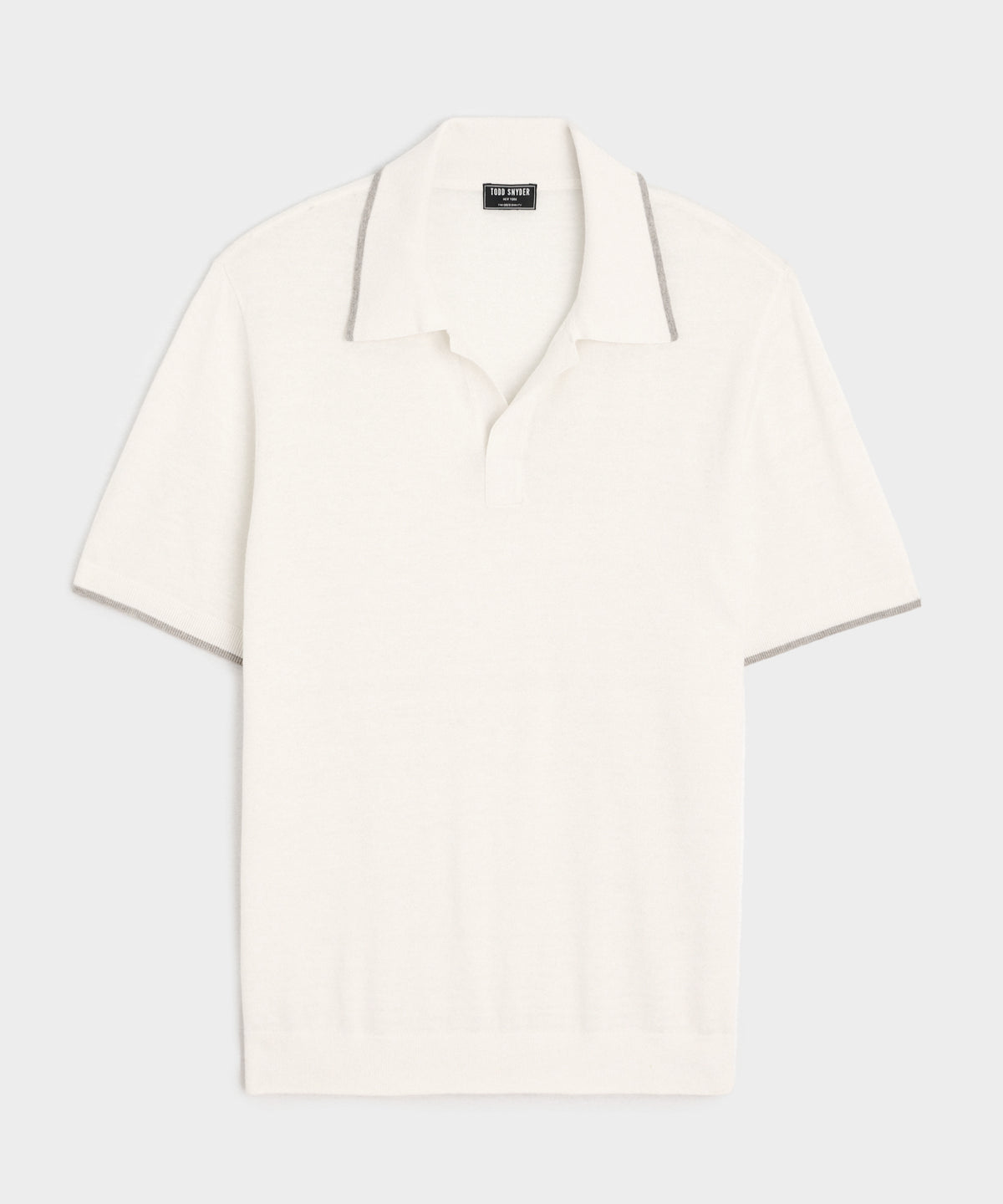 Silk-Cashmere Tipped Montauk Sweater Polo