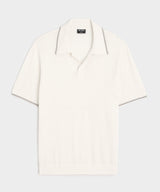 Silk-Cashmere Tipped Montauk Sweater Polo