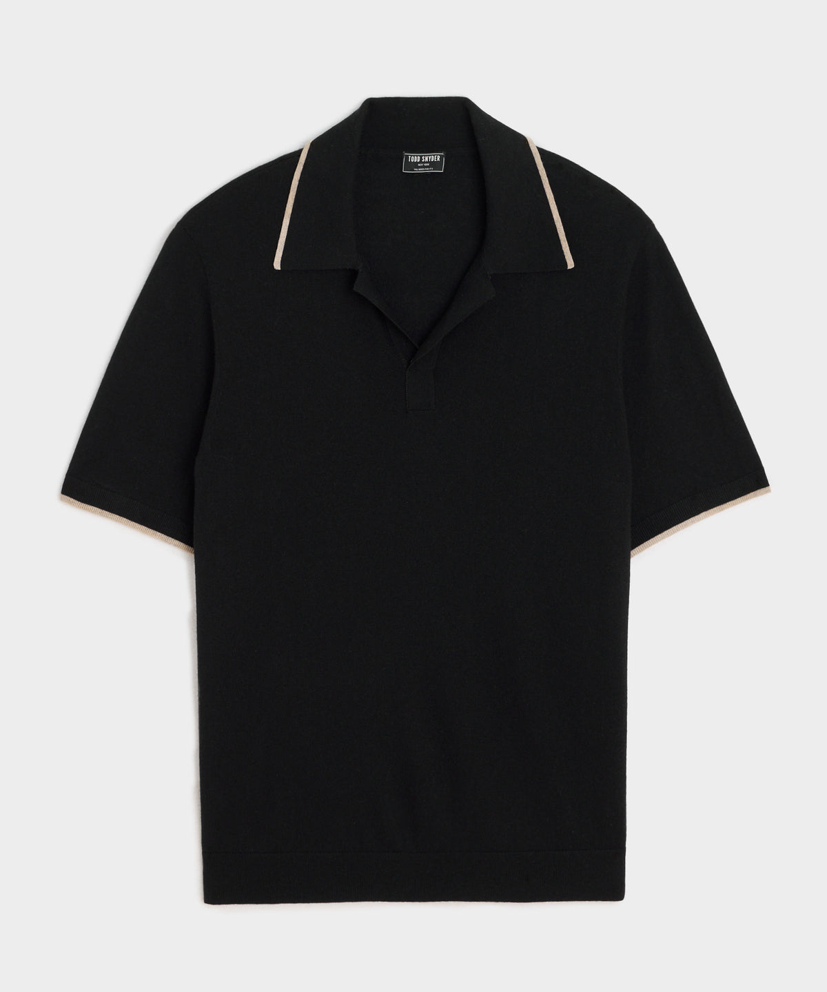 Silk-Cashmere Tipped Montauk Sweater Polo