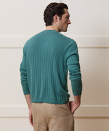 Lightweight Linen-Cotton Crewneck Sweater