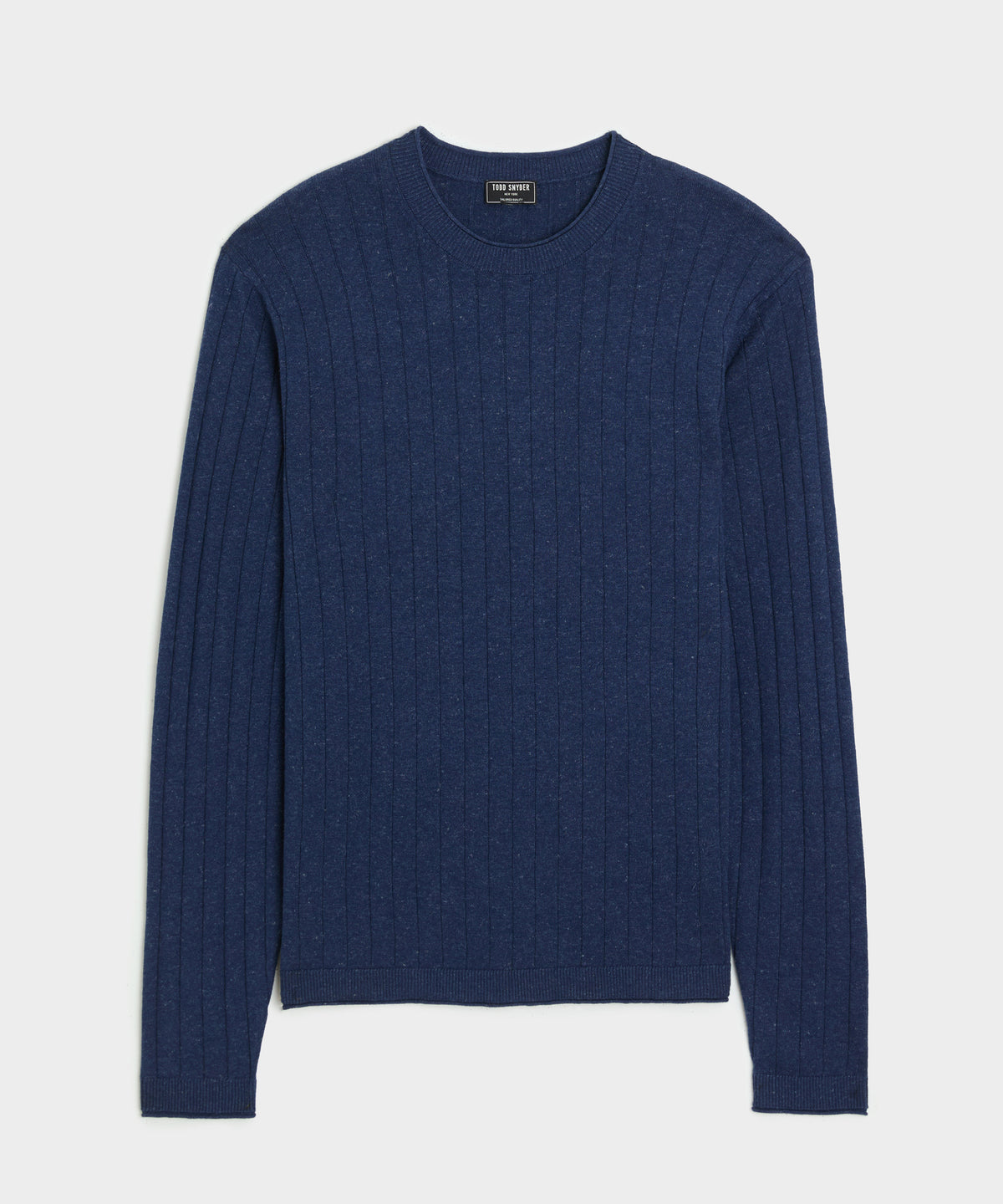 Lightweight Linen-Cotton Crewneck Sweater