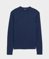 Lightweight Linen-Cotton Crewneck Sweater