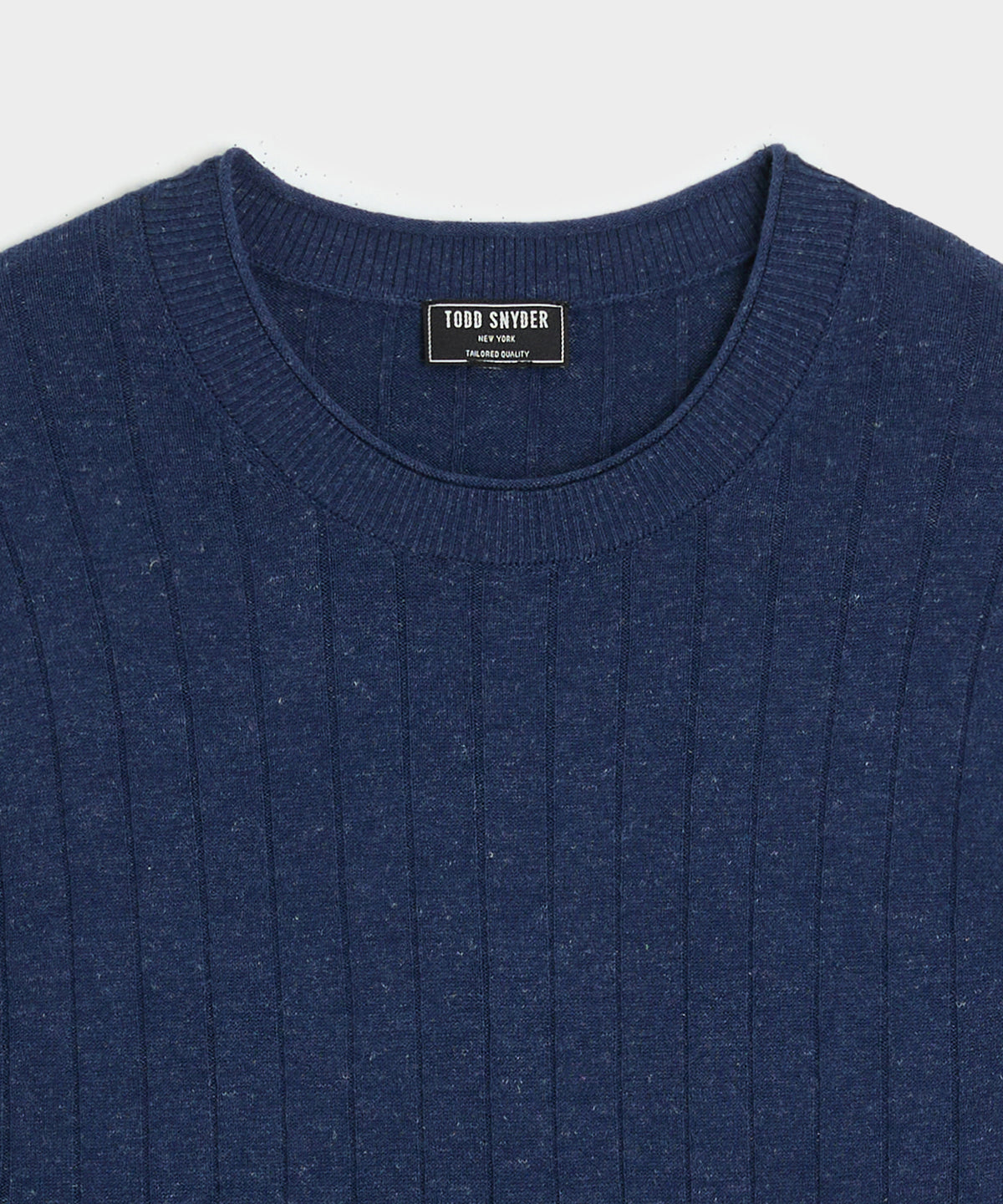 Lightweight Linen-Cotton Crewneck Sweater