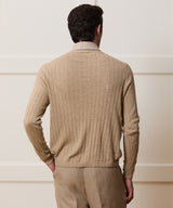 Lightweight Linen-Cotton Crewneck Sweater