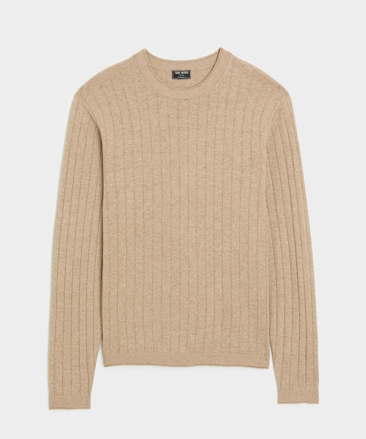 Lightweight Linen-Cotton Crewneck Sweater
