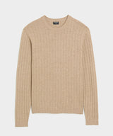Lightweight Linen-Cotton Crewneck Sweater
