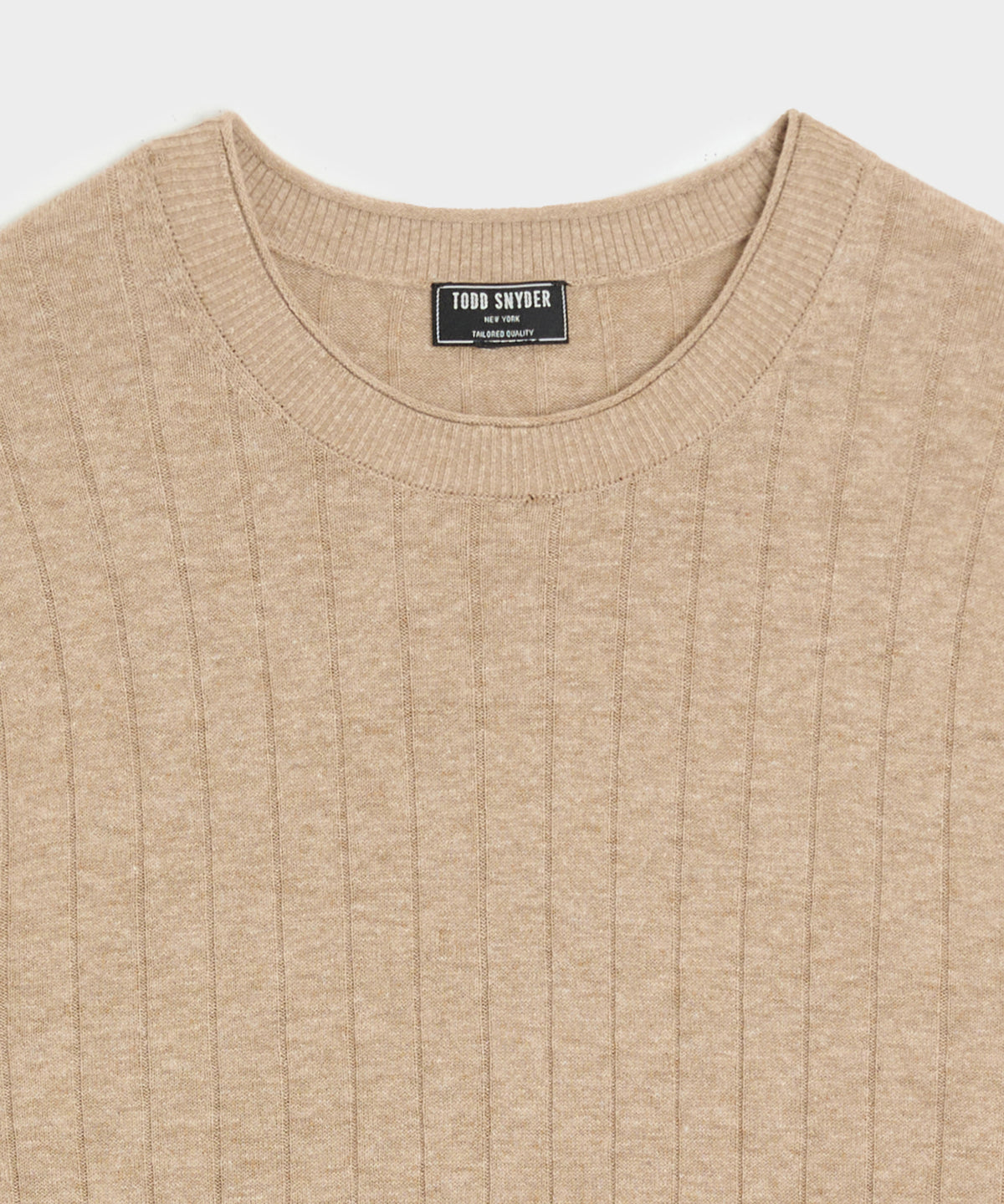 Lightweight Linen-Cotton Crewneck Sweater