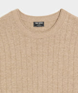 Lightweight Linen-Cotton Crewneck Sweater