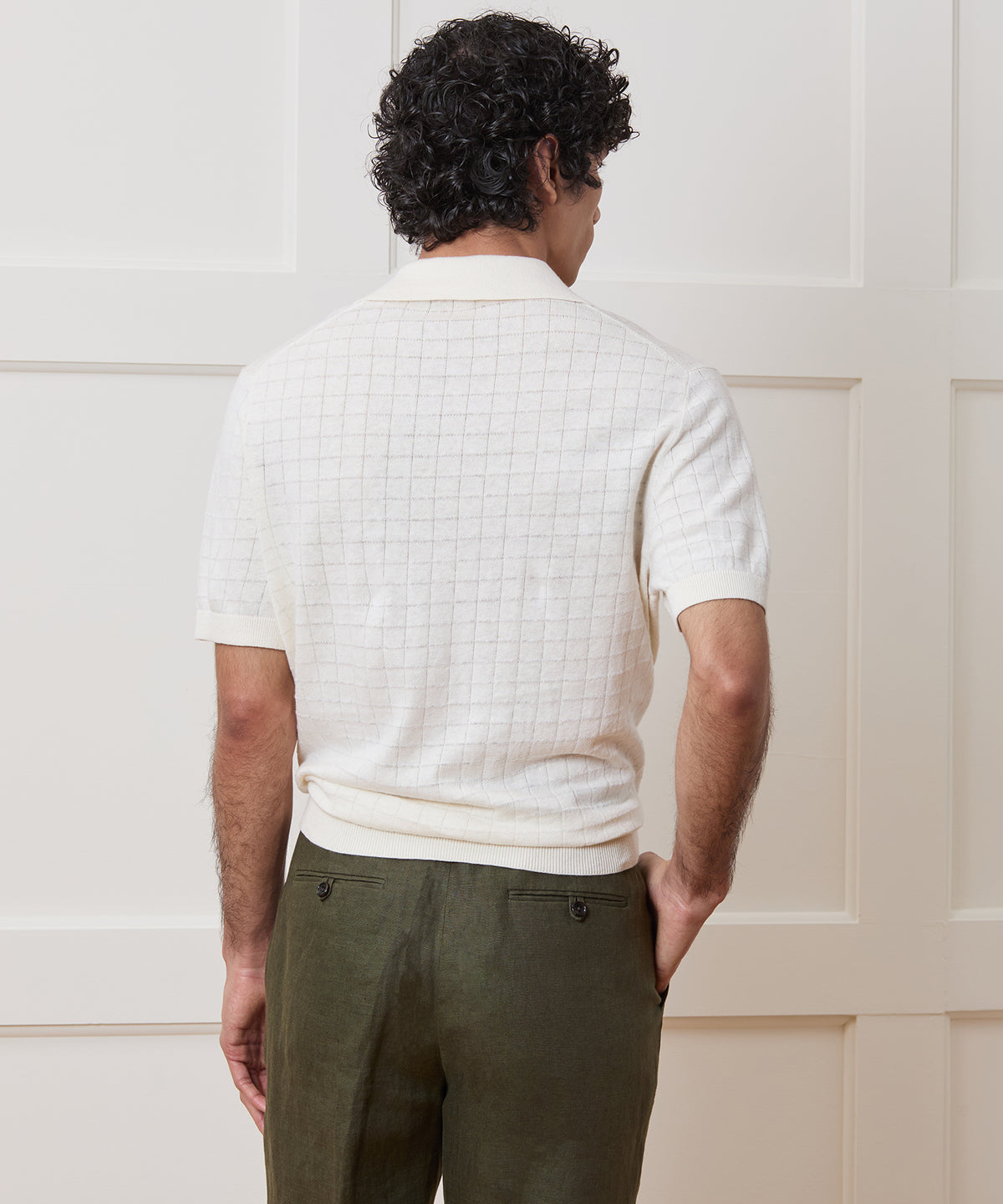 Linen Montauk Sweater Polo