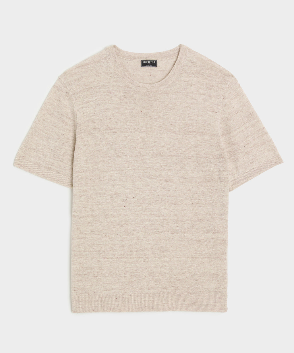 Relaxed Linen Sweater Tee