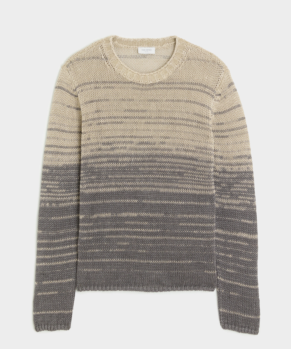 Relaxed Linen Crewneck Sweater