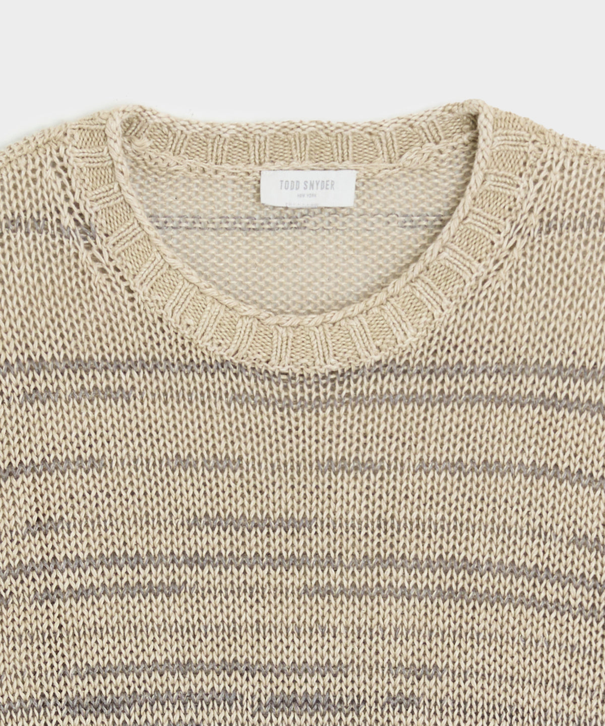 Relaxed Linen Crewneck Sweater