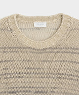 Relaxed Linen Crewneck Sweater