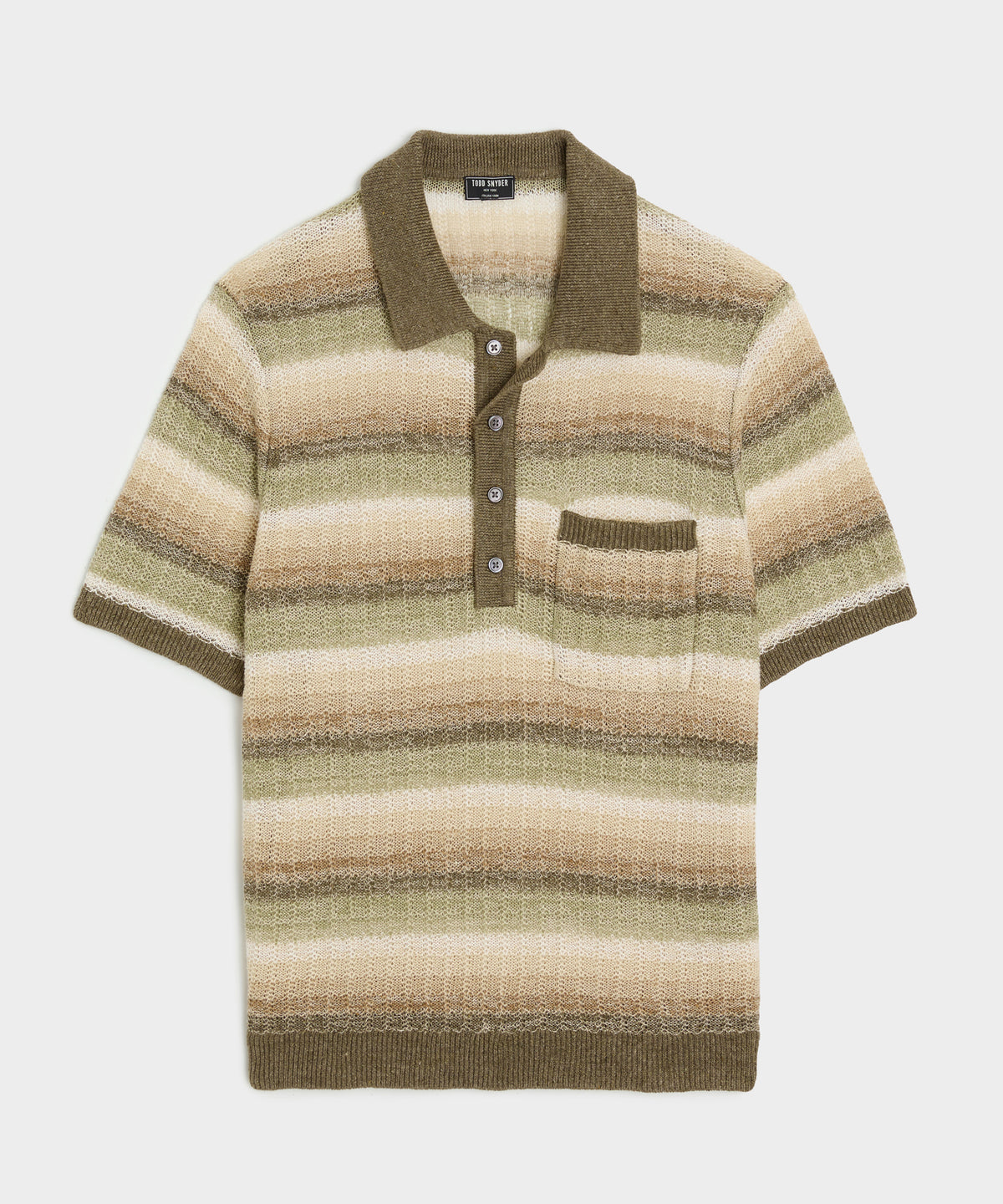 Linen Sweater Polo