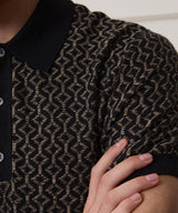 Linen-Cotton Sweater Polo