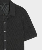 Silk-Cotton Sweater Polo