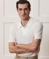 Cotton-Cashmere Sweater Polo