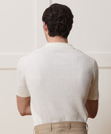 Cotton-Cashmere Sweater Polo