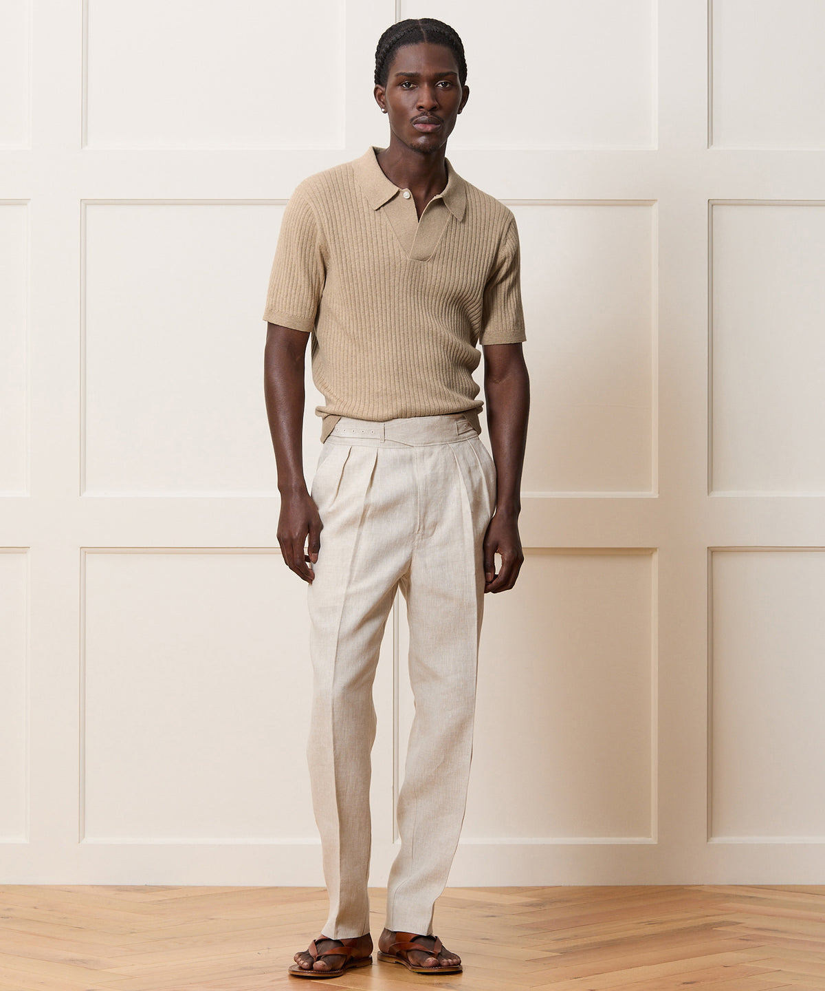 Cotton-Cashmere Sweater Polo