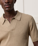 Cotton-Cashmere Sweater Polo