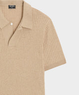 Cotton-Cashmere Sweater Polo