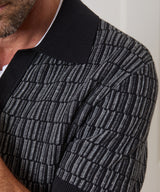 Linen Patterned Montauk Sweater Polo