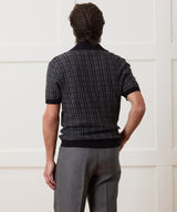 Linen Patterned Montauk Sweater Polo
