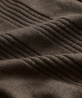 Cropped Silk-Cotton Tipped Full-Placket Sweater Polo