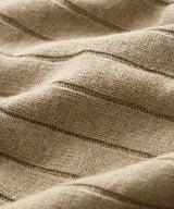 Relaxed Linen-Cotton Ribbed Cardigan