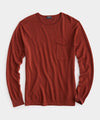Linen Shore Sweater in Barn Red