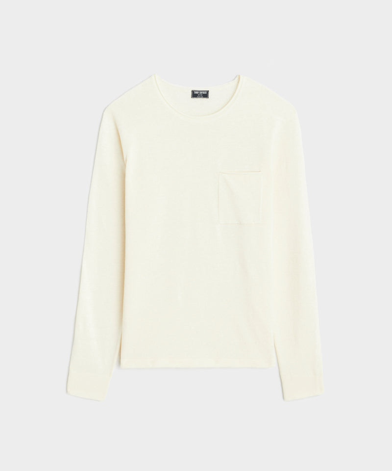 Linen Shore Sweater in Bisque