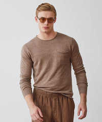Linen Shore Sweater in Hopsack