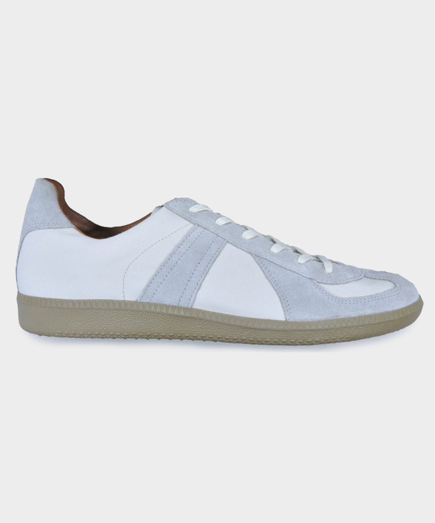 Reproduction of Found German Military Trainers in White Stone