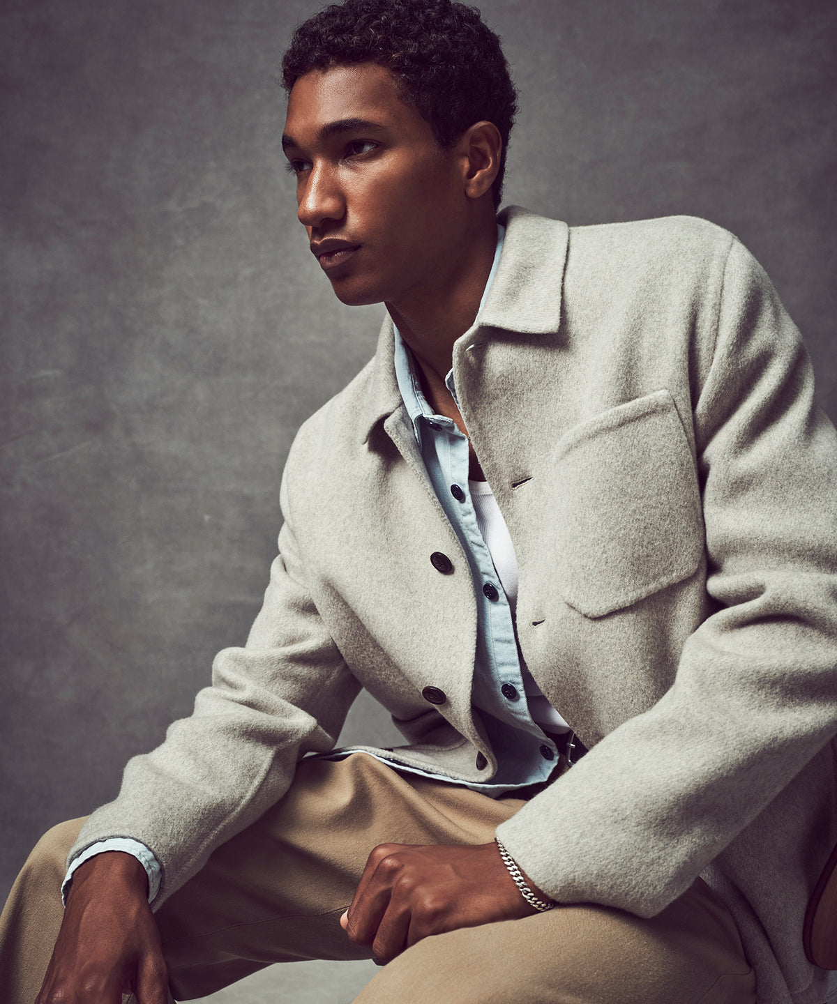 Italian Cashmere Chore Coat