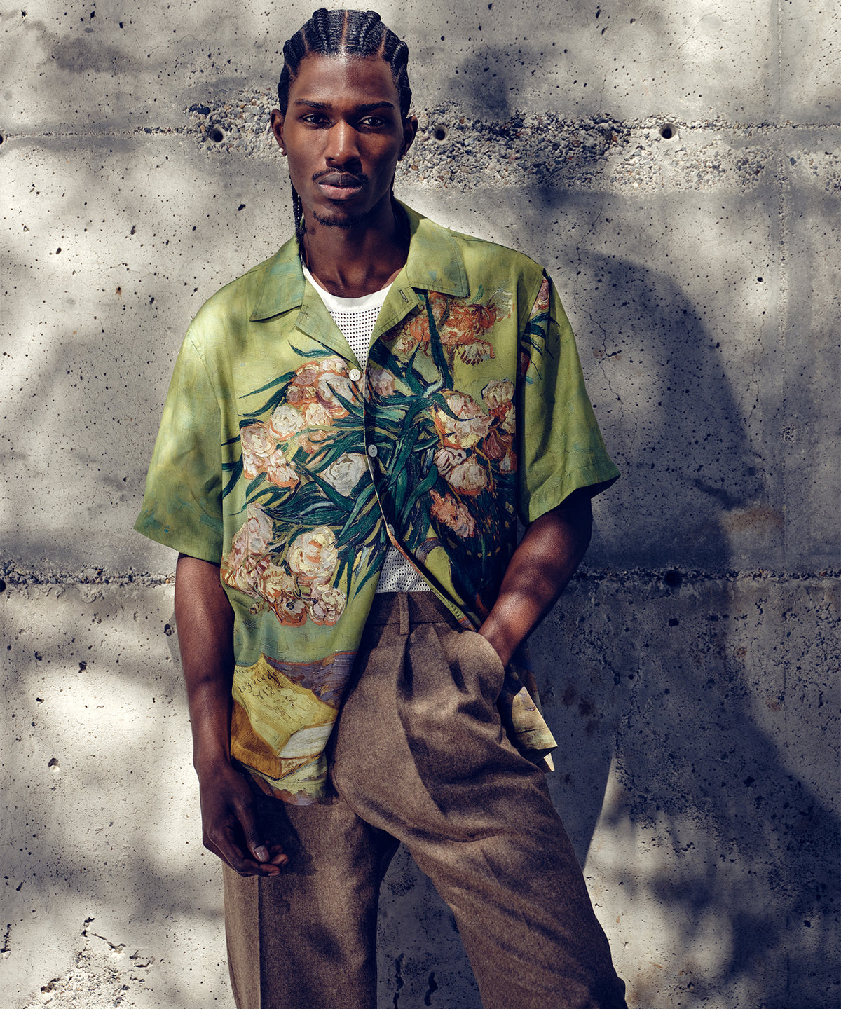 Todd Snyder x The Met Van Gogh Oleanders Cabana Shirt