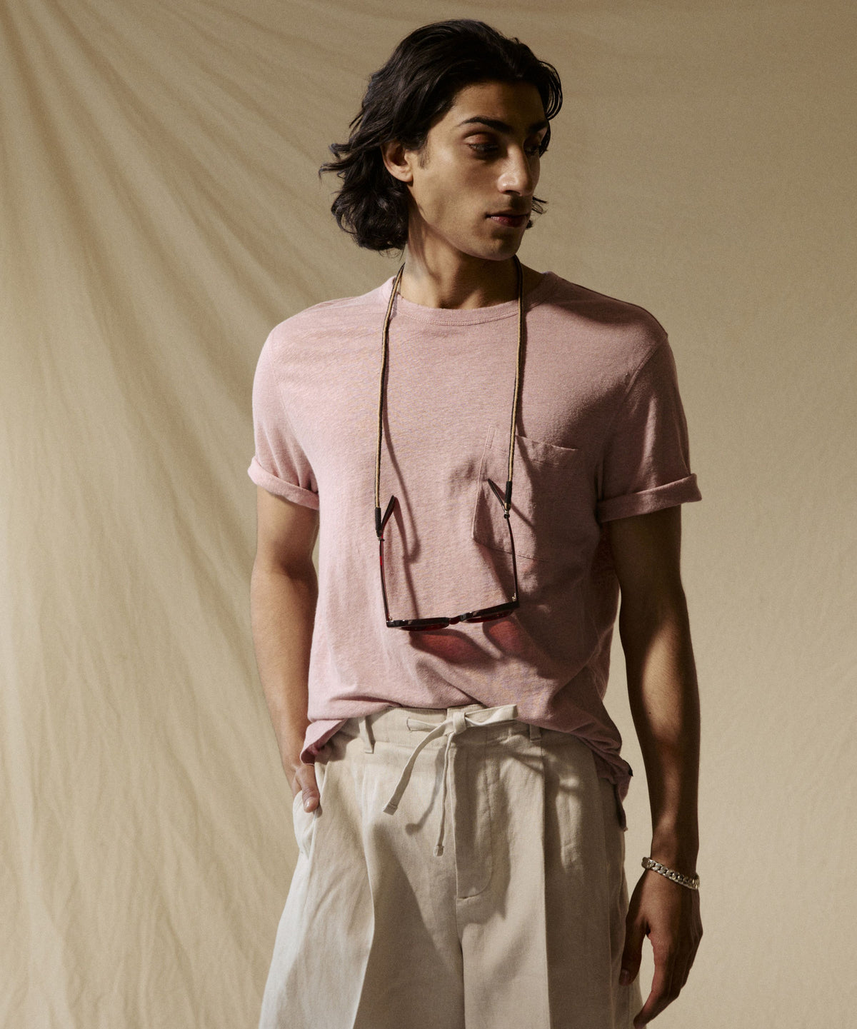 Linen Pocket Tee