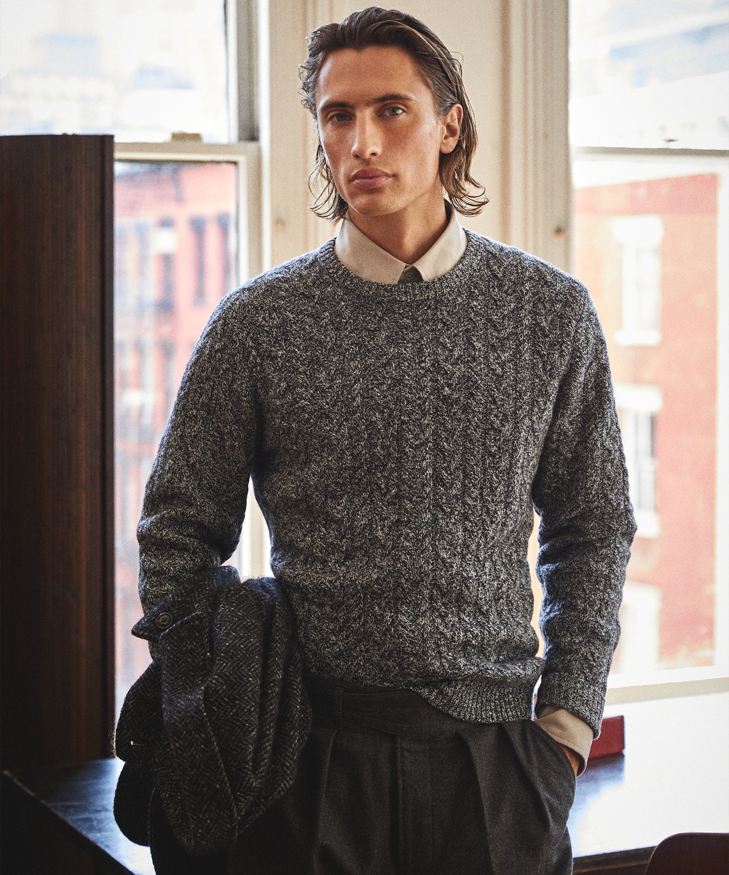 18 Best Men's Cable Knit Sweaters, According to Style Editors