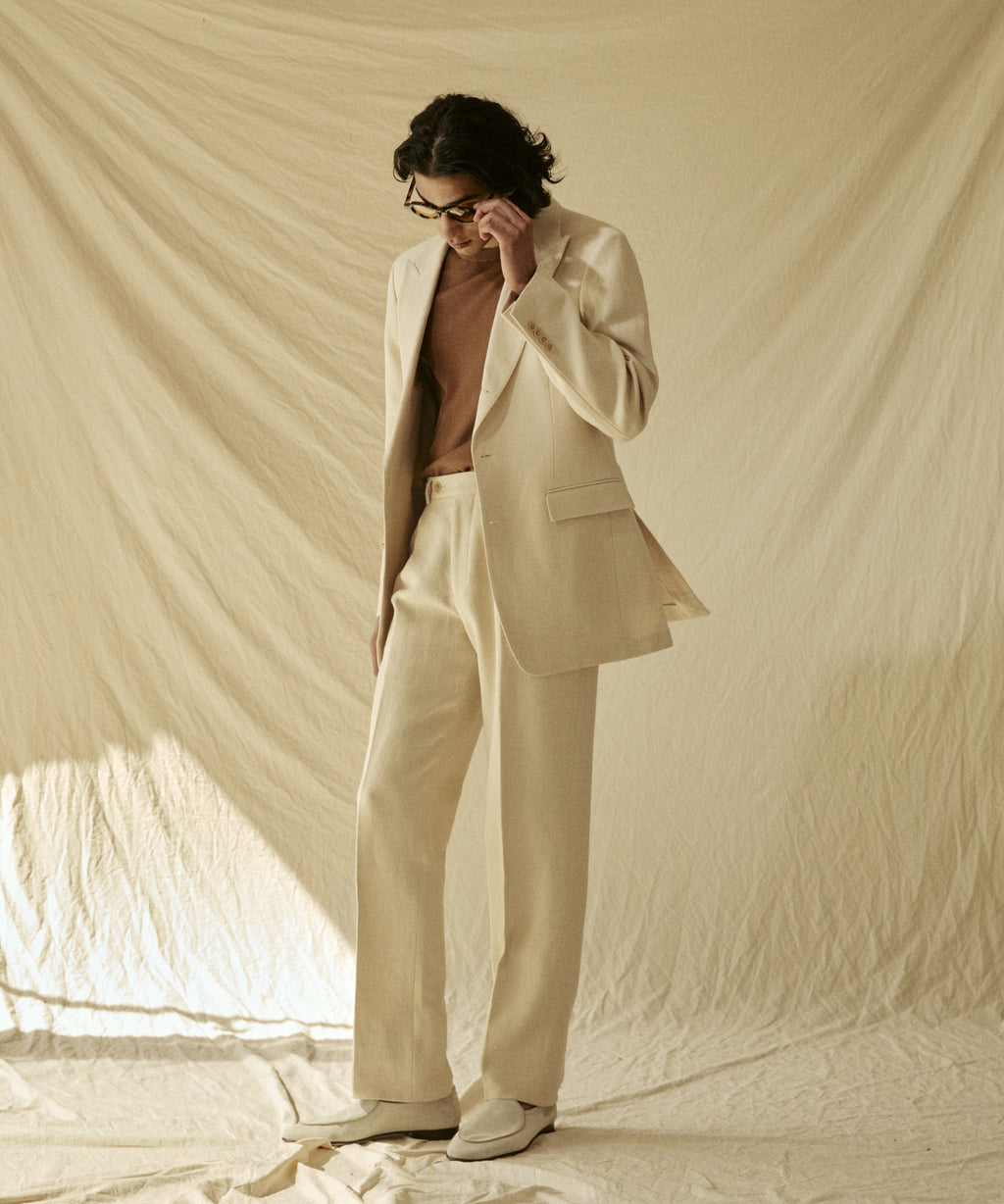 Italian Linen-Cotton Madison Jacket