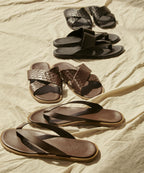 Porto Leather Thong Sandal