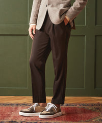 Wool Cotton Madison Trouser in Glazed Pecan